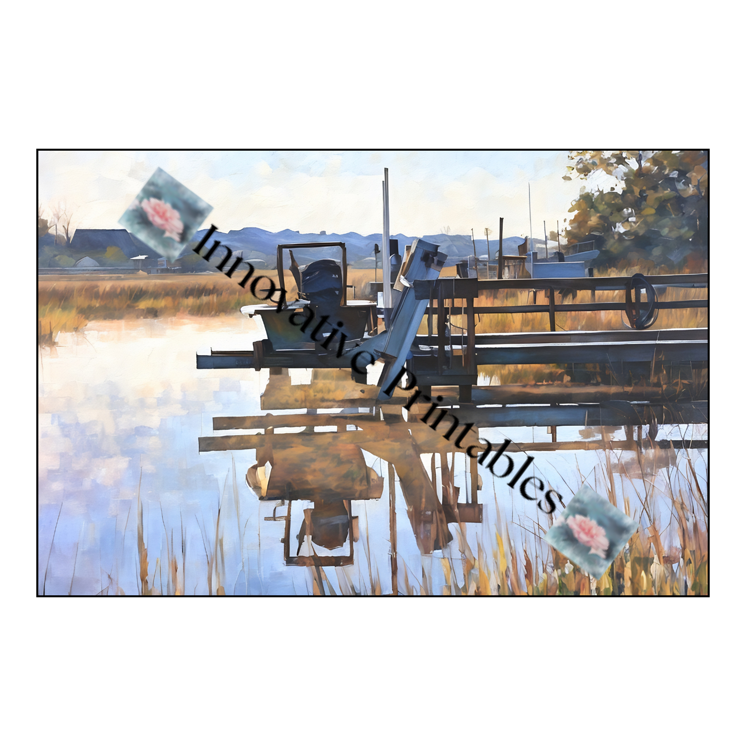boat nestled on the dock