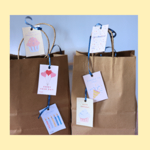 birthday gift tags