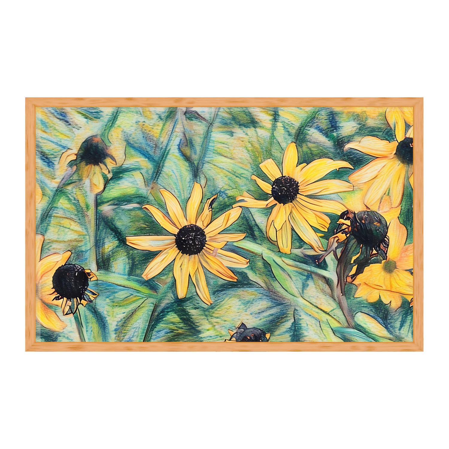 black eyed susans watercolor