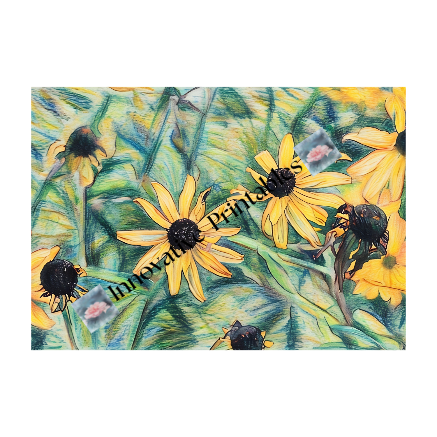 Black Eyed Susan Watercolor Printable Art - Image 3