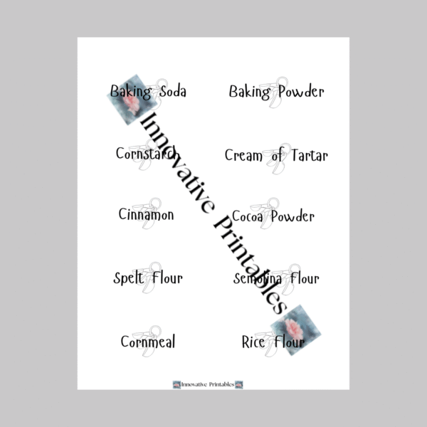 black homestyle kitchen label set