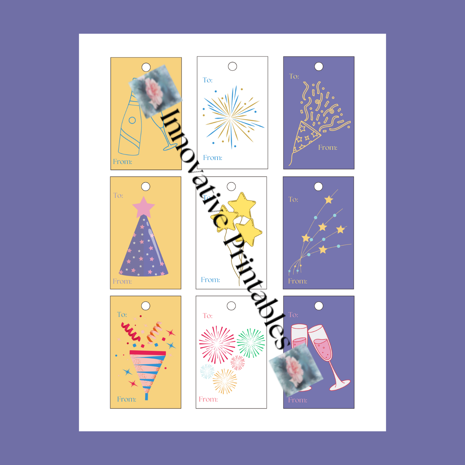 Printable Celebration Gift Tags - Image 2