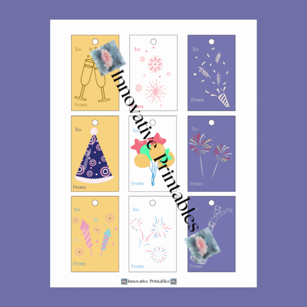 Printable Celebration Gift Tags - Image 4