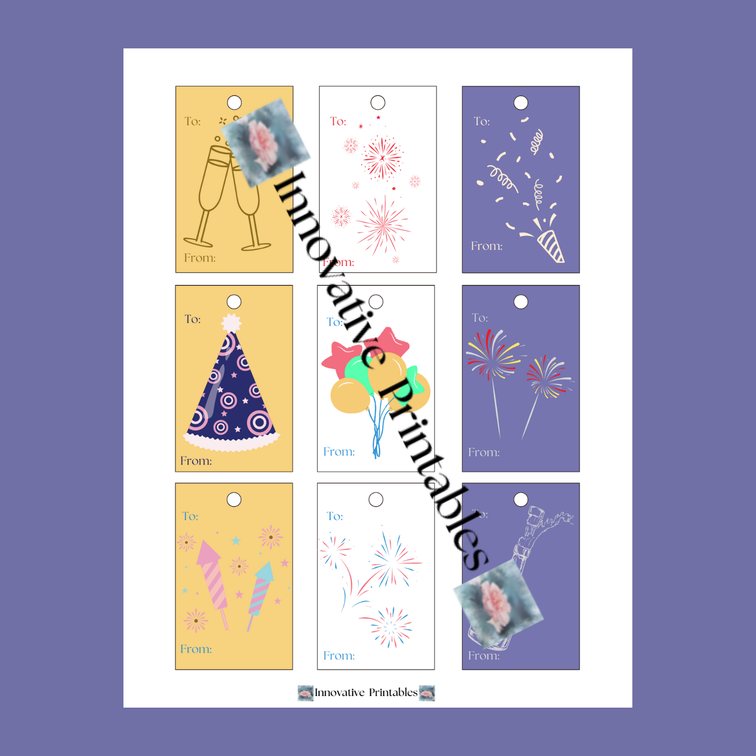 Printable Celebration Gift Tags - Image 4