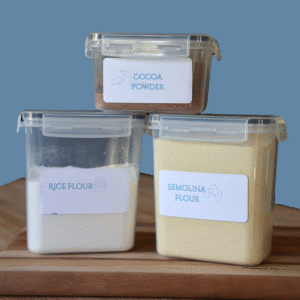 Printable Coastal Blue Pantry Baking Labels