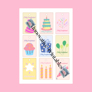 Printable Feliz Cumpleaños Gift Tags