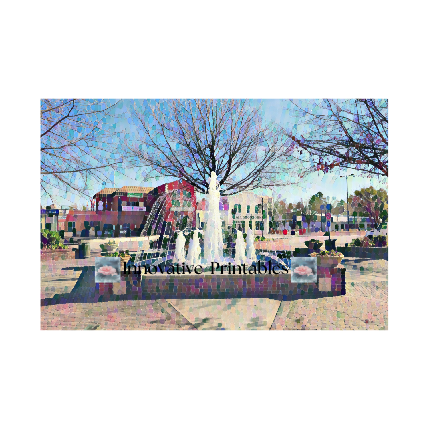 fountain in five points