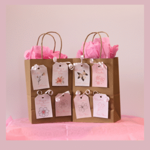 Floral Valentine Gift Tags