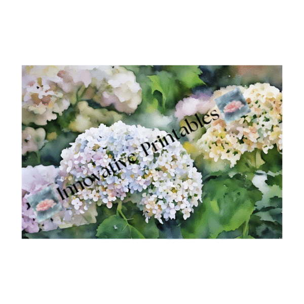 Flowering Hydrangea Printable Art - Image 3