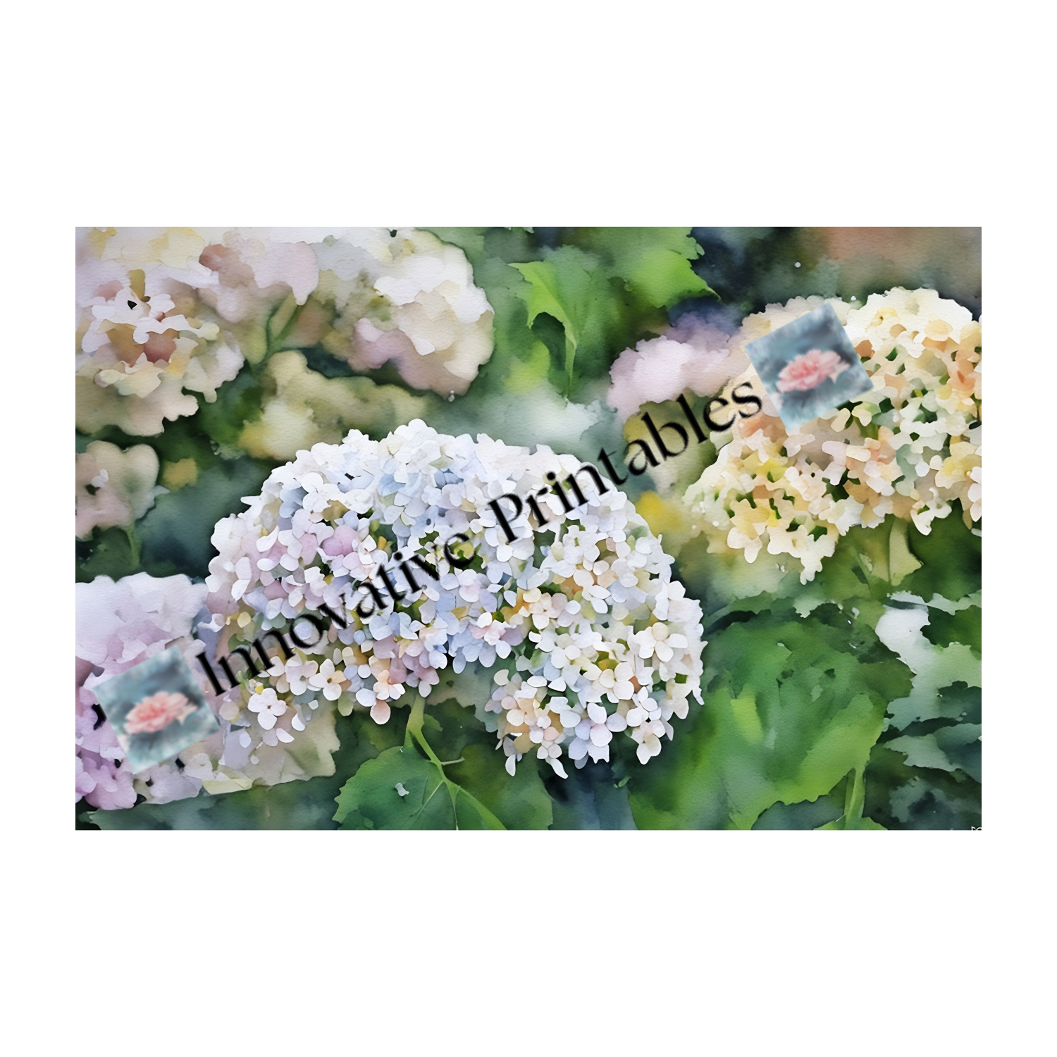 Flowering Hydrangea Printable Art - Image 3