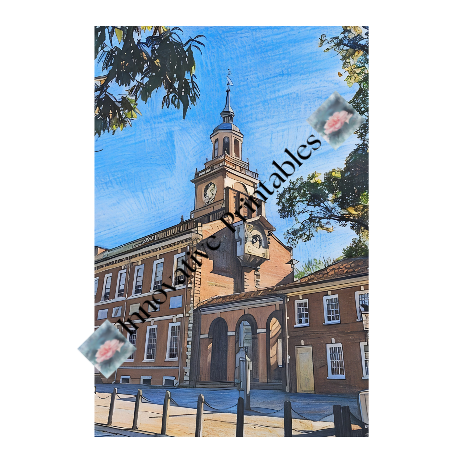 Independence Hall Printable Art - Image 3