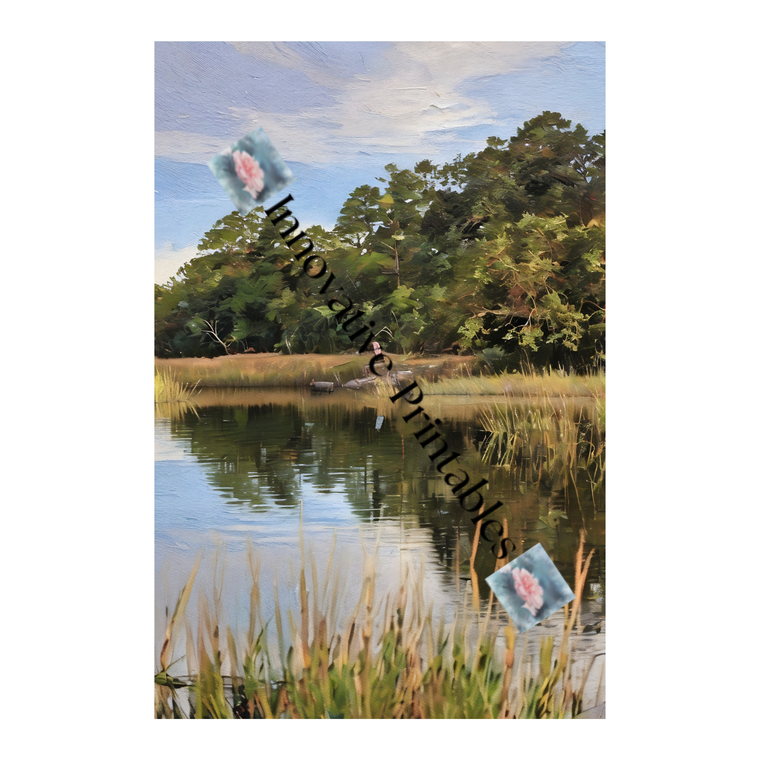 Lazy Morning On The Salt Marsh Printable Art - Image 3