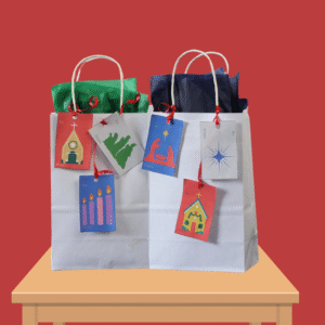 nativity gift tags