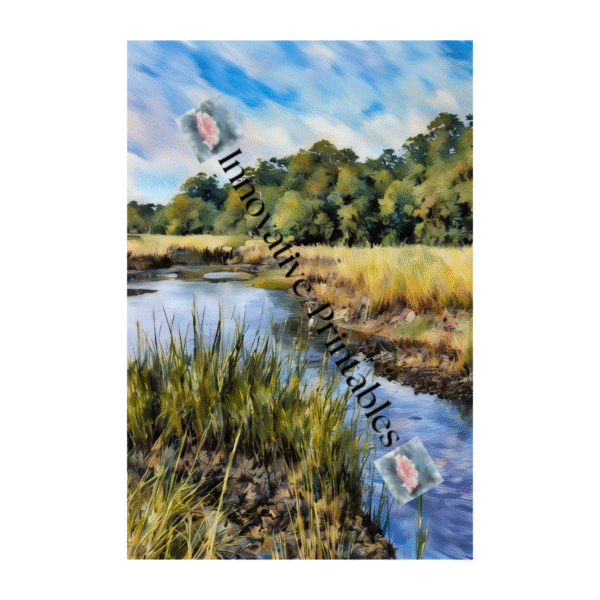 salt marsh landscape