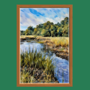 salt marsh landscape