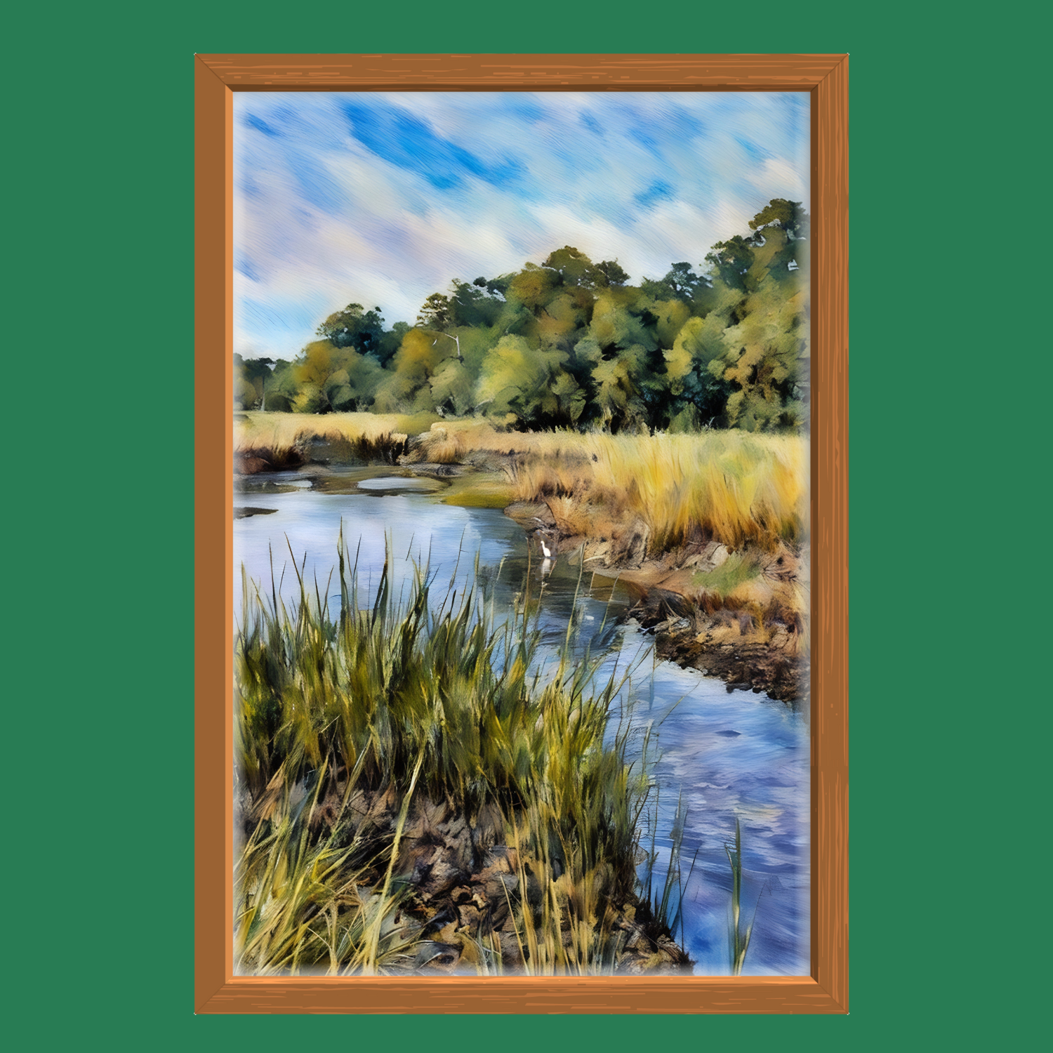 salt marsh landscape