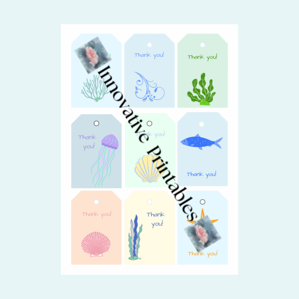 sea themed thank you gif tags