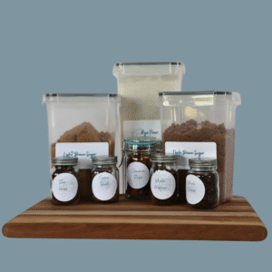 slate kitchen label set