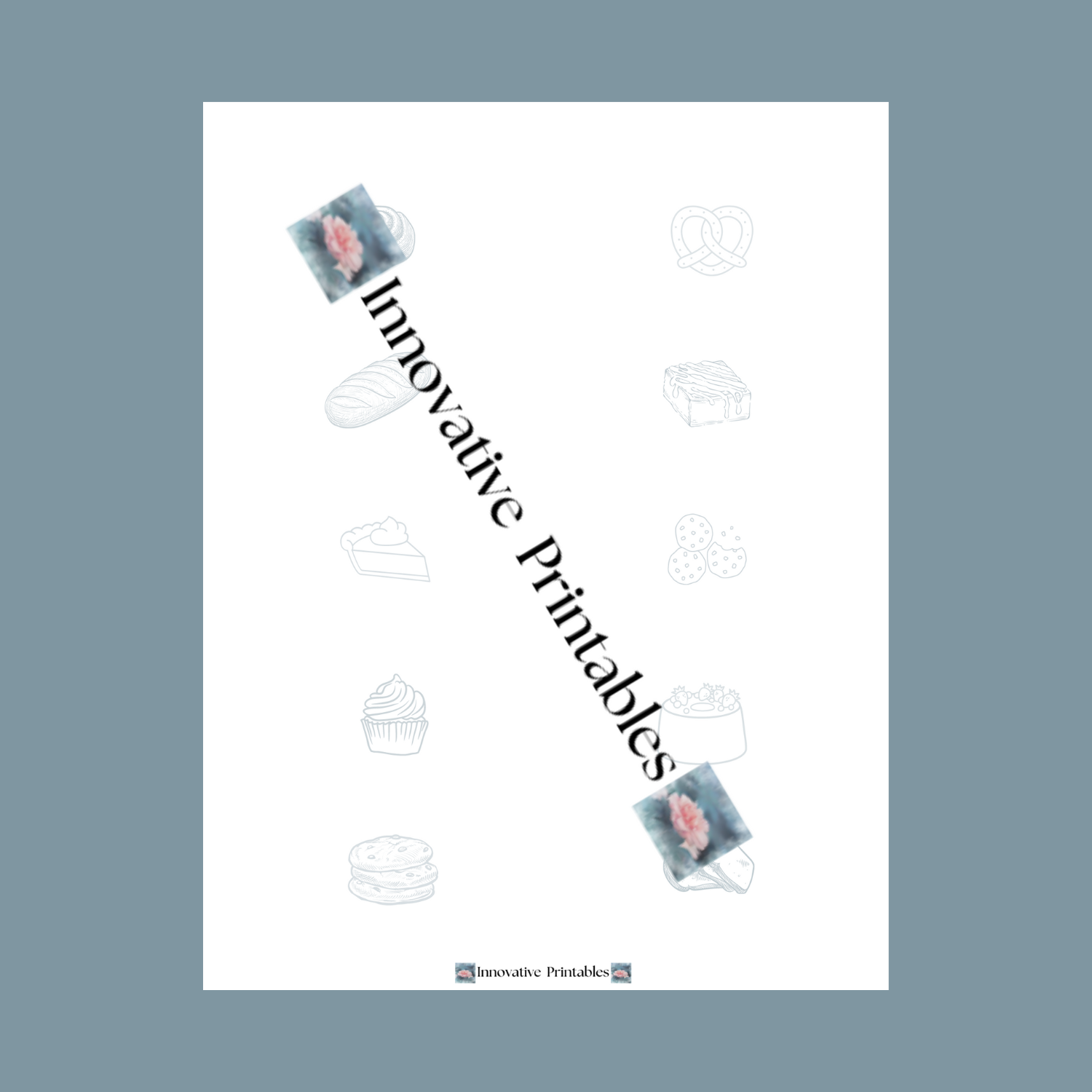 Printable Slate Dessert Pantry Baking Labels - Image 3
