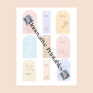 Floral Pastel Spring Gift Tags