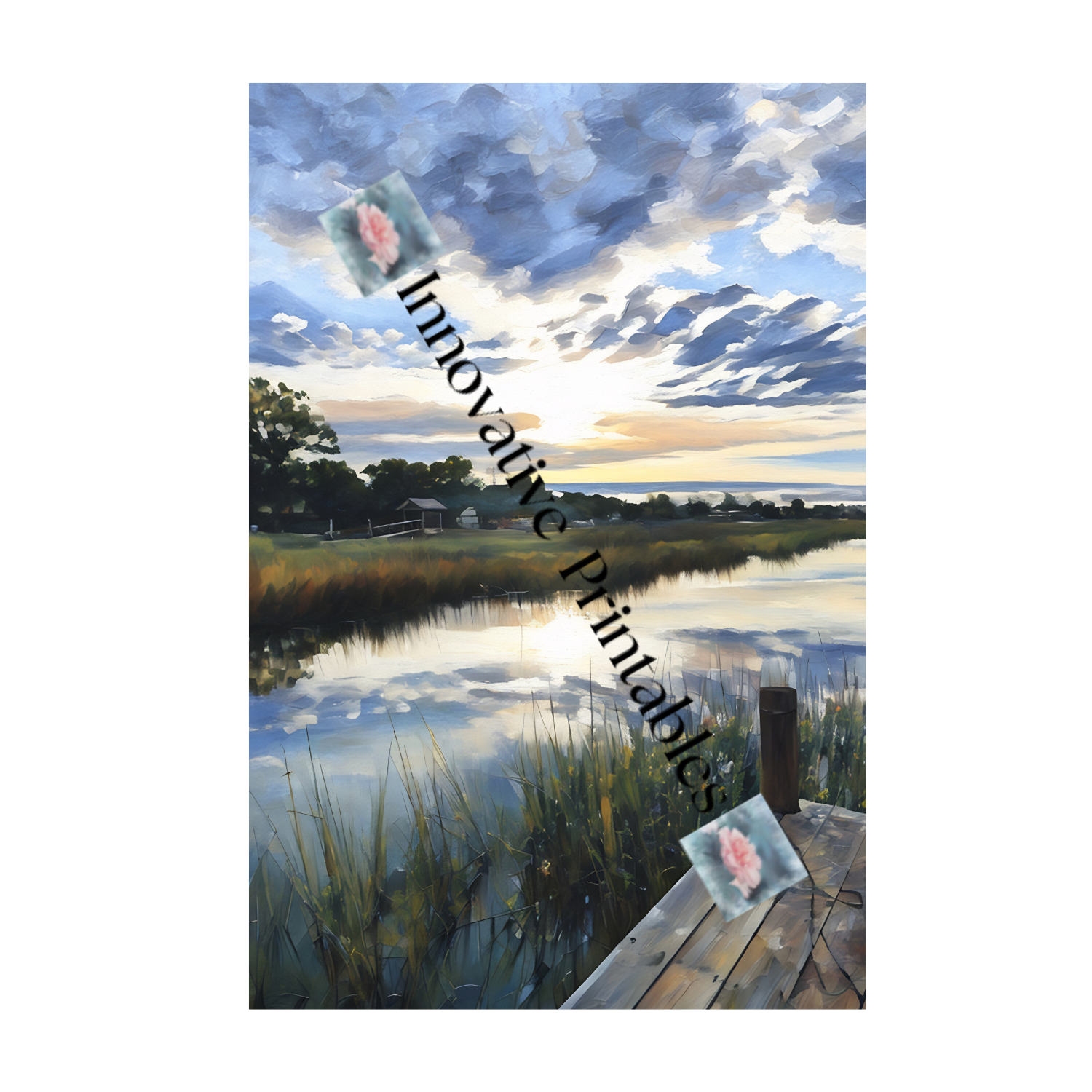 sunrise on the marsh