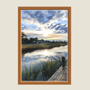 sunrise on the marsh