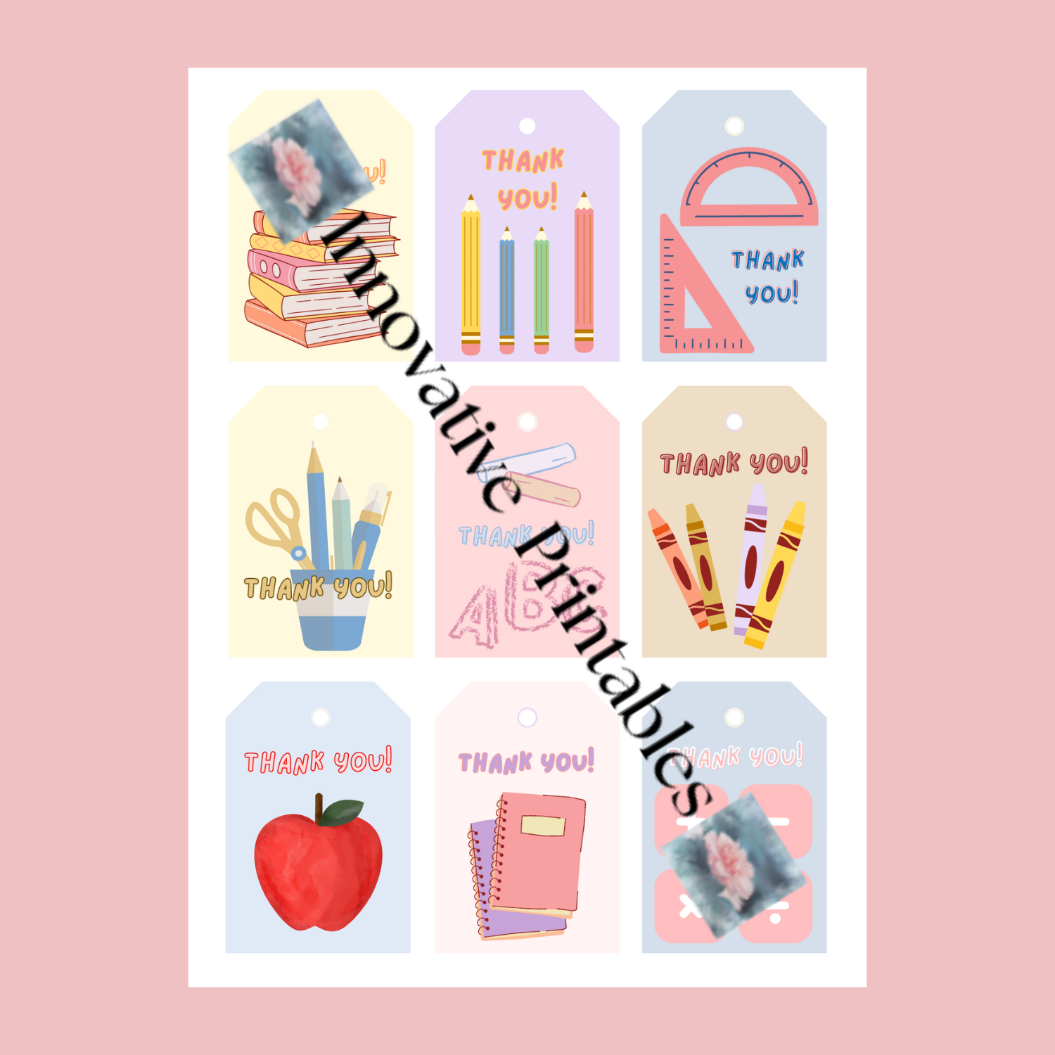 teacher appreciation gift tags