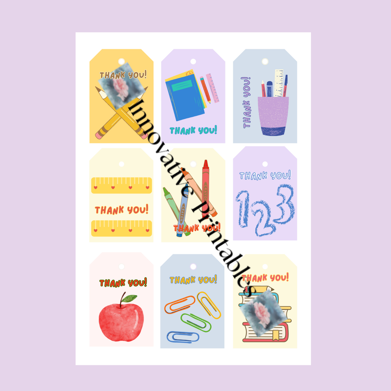 Printable Thank You Gift Tags For Teachers - Image 4