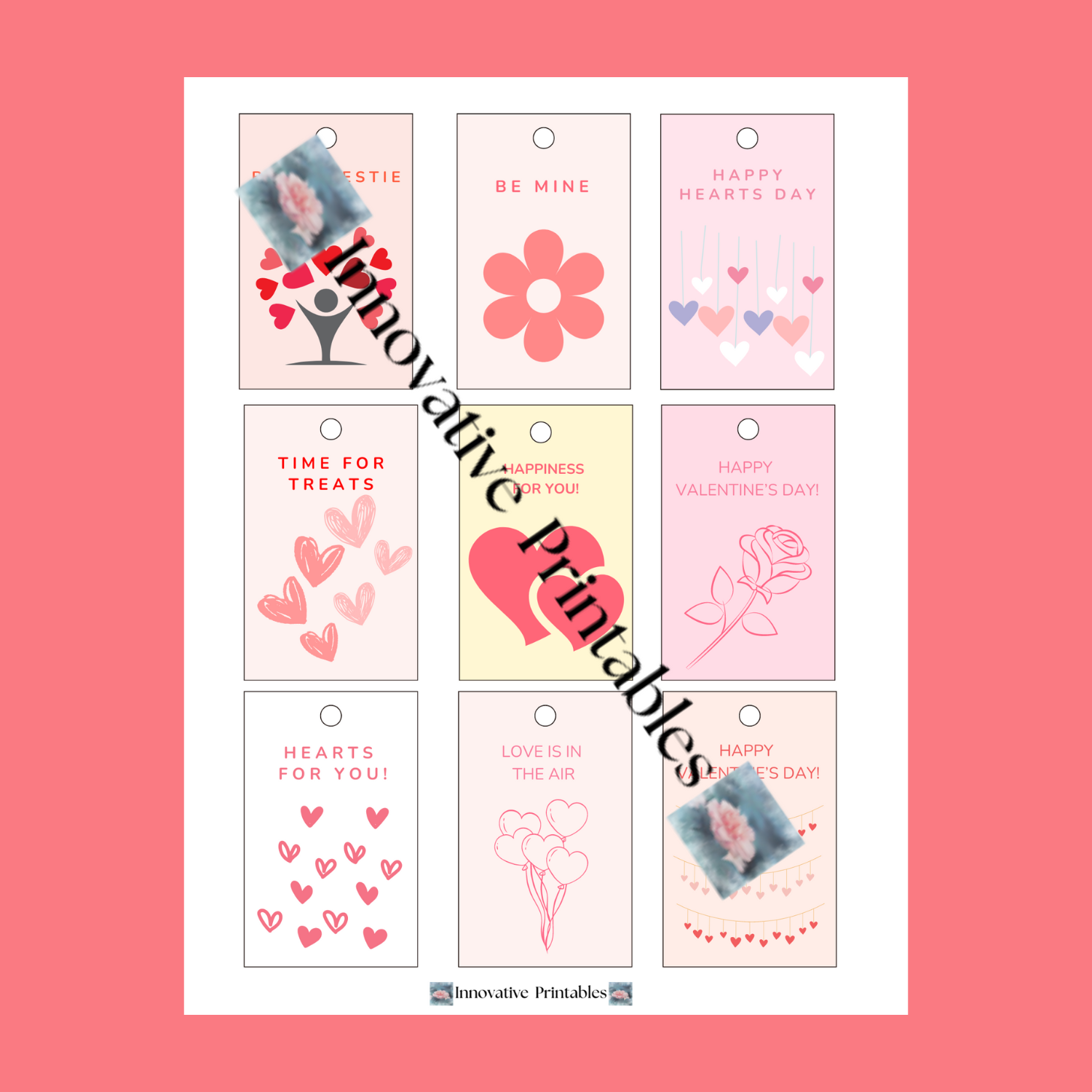 valentine gift tags