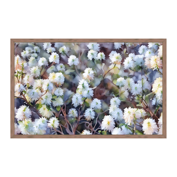 flowers in watercolor