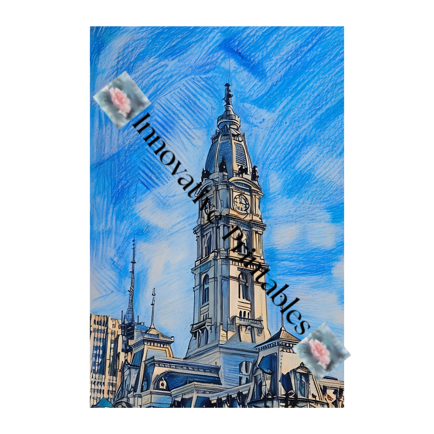 Love Plaza Steeple Printable Art - Image 3