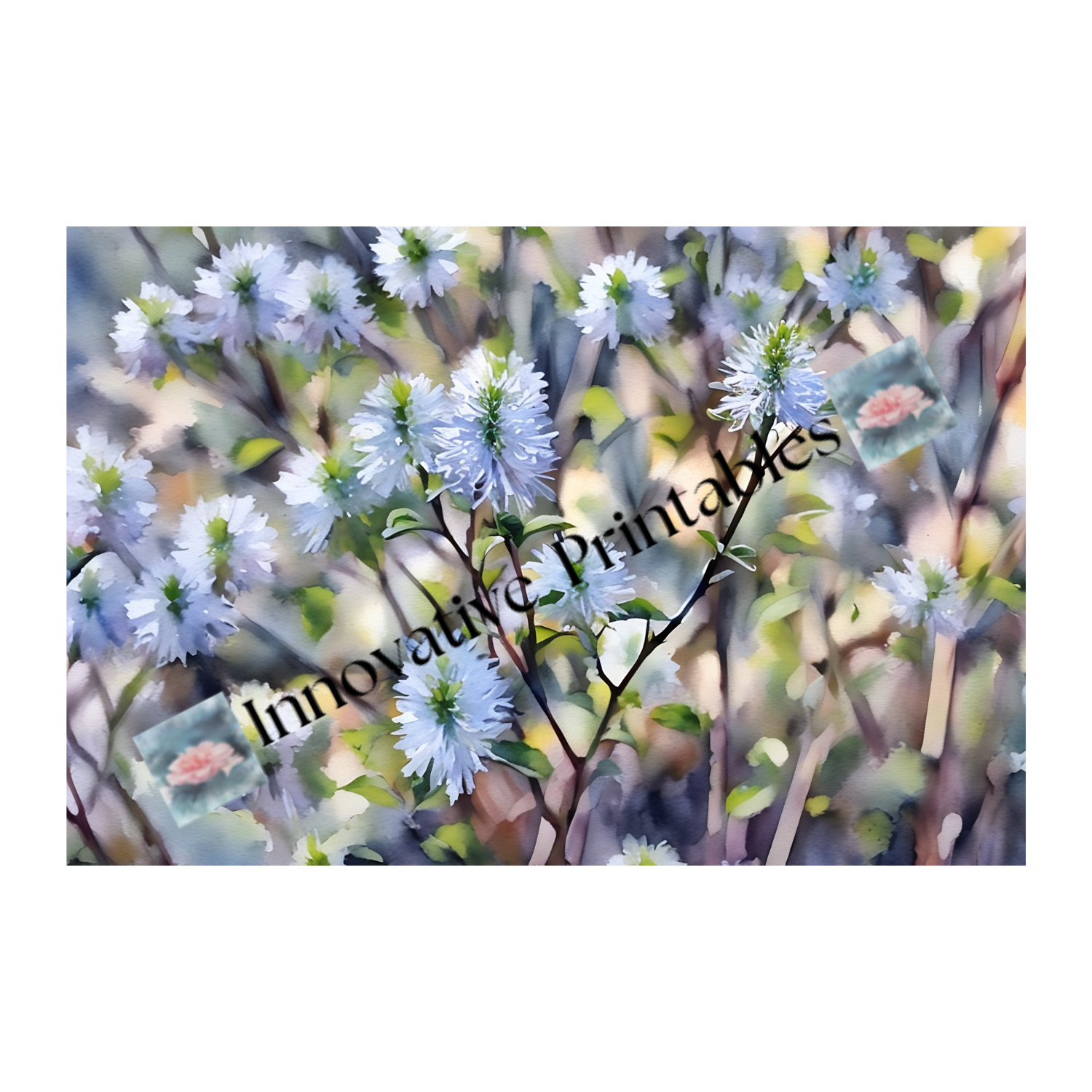 Watercolor Closeup Printable Art - Image 3