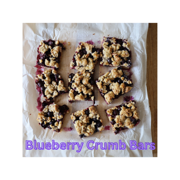 blueberry crumb bars