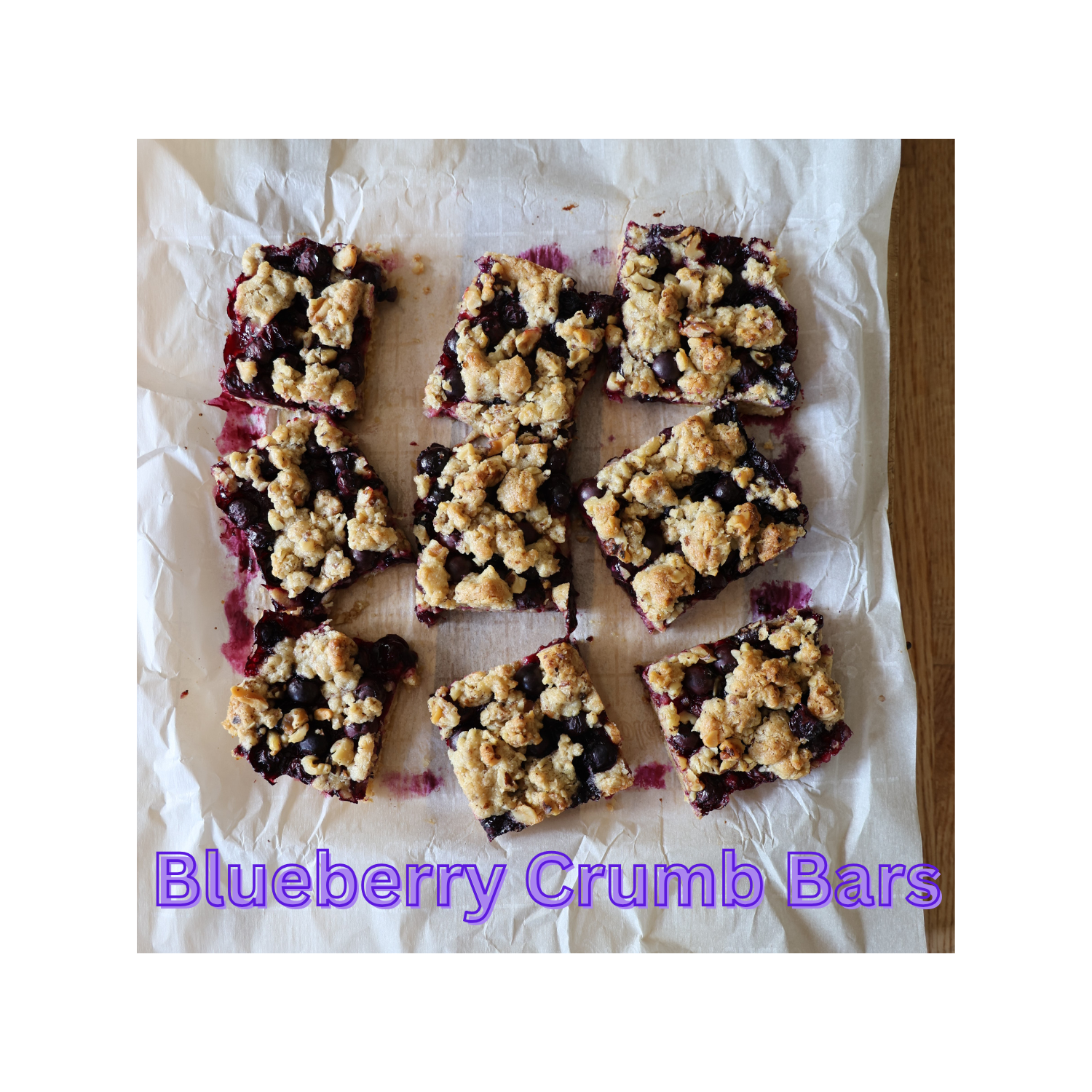 blueberry crumb bars