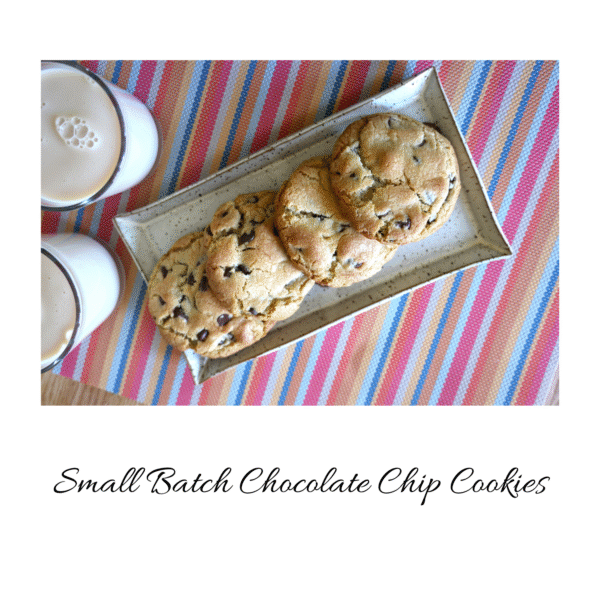 small batch chocolate chip cookies