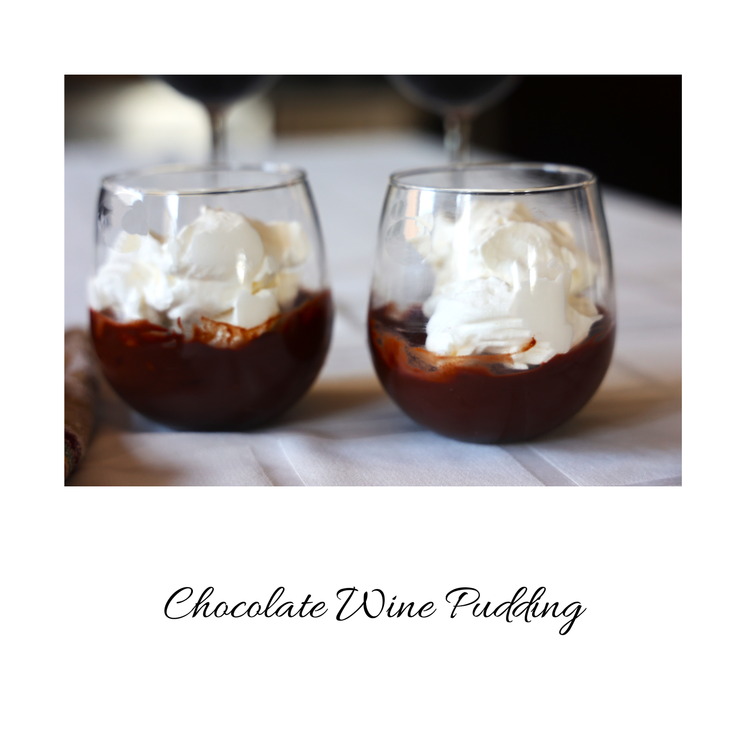 chocolate wine pudding
