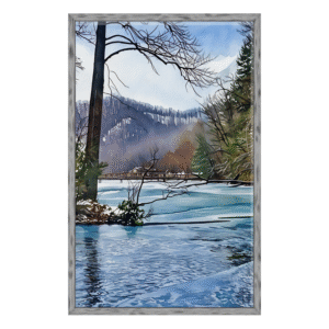 Snowy Mountain Printable Art