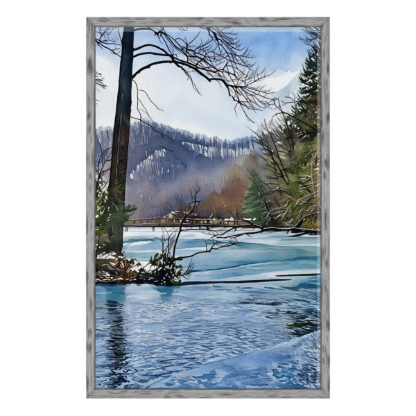 Snowy Mountain Printable Art