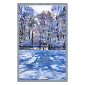 Snowy Stream Printable Art