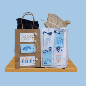 hannukah gift tags