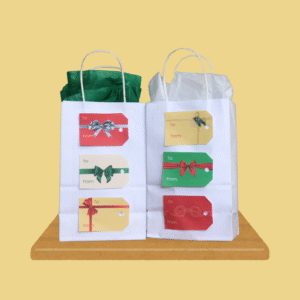 printable ribbon gift tags