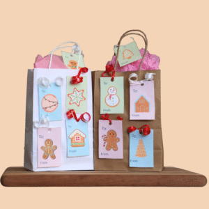 gingerbread cookie gift tags