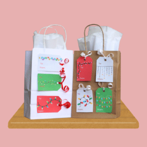Printable Christmas Light Gift Tags