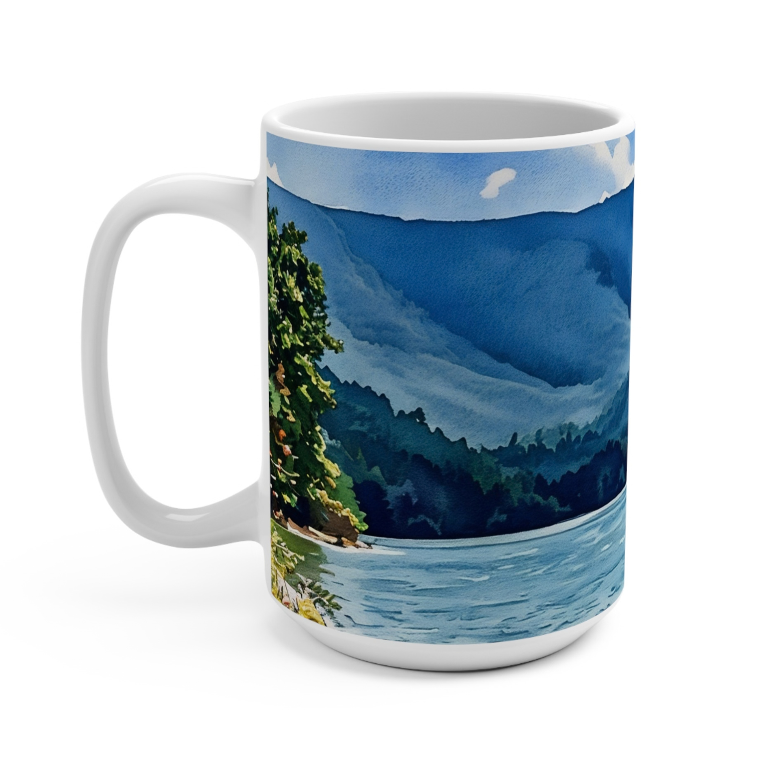 Blue Ridge Mountain Lake Mug
