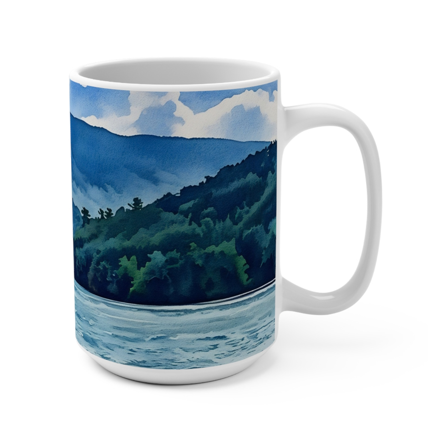 Blue Ridge Mountain Lake Mug