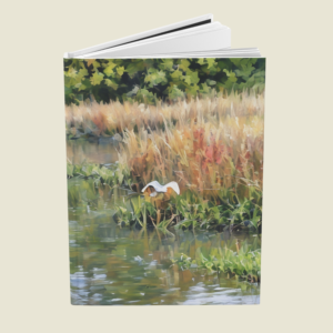 bird flying over the salt marsh journal