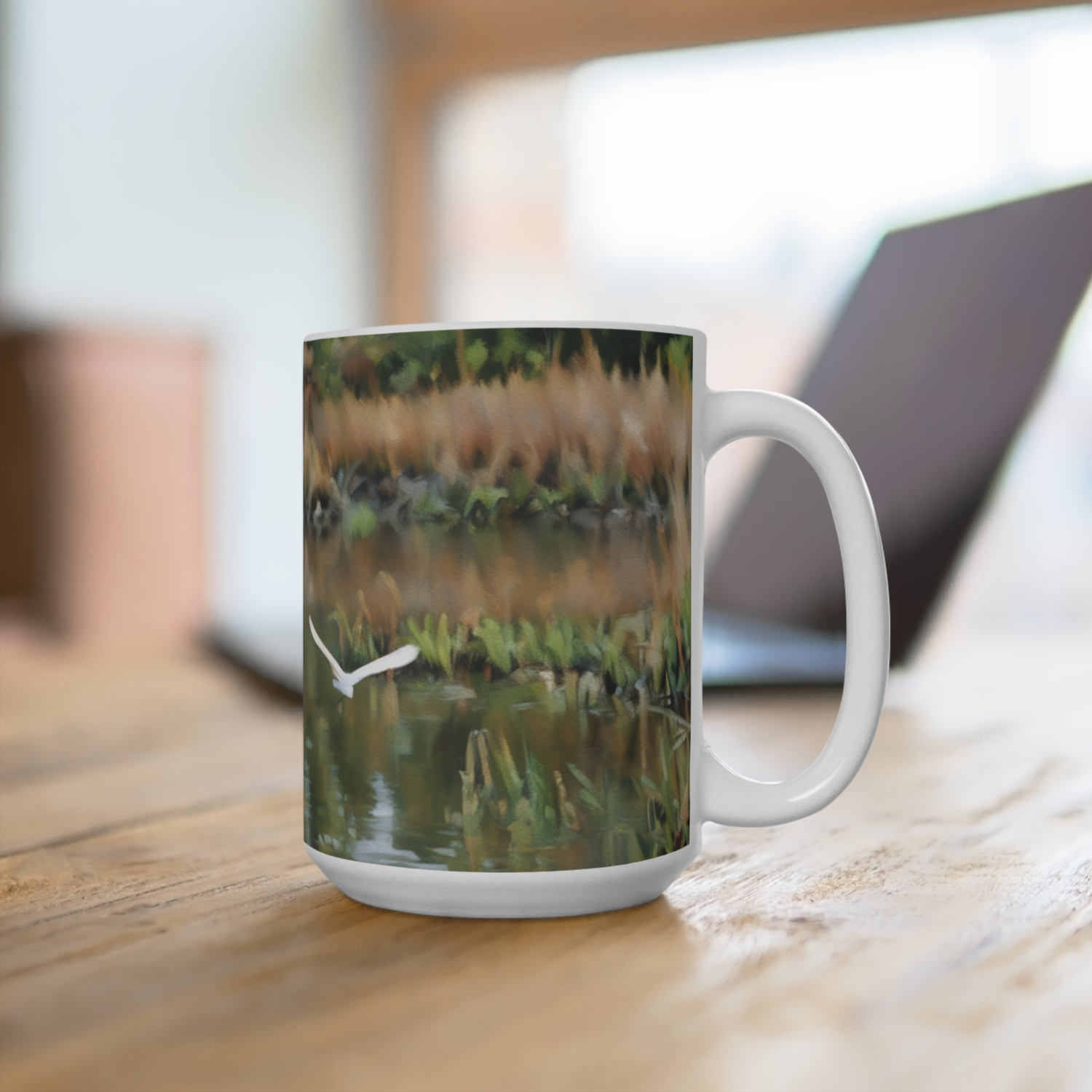 bird in flight mug