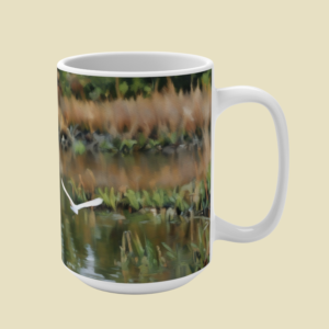 bird in flight mug