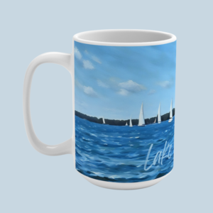 lake murray sailboat mug